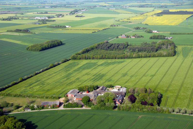 Svallinggaard og omgivende landskab